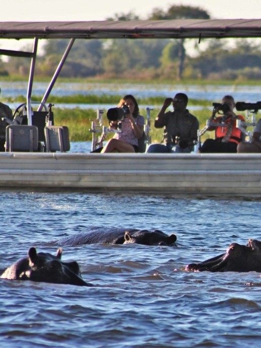 Boating in Akagera National Park