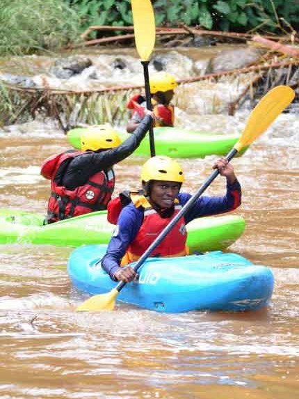 Kayaking in Katonga Wildlife Reserve