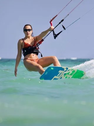 Wind Surfing on a Kiboko safari