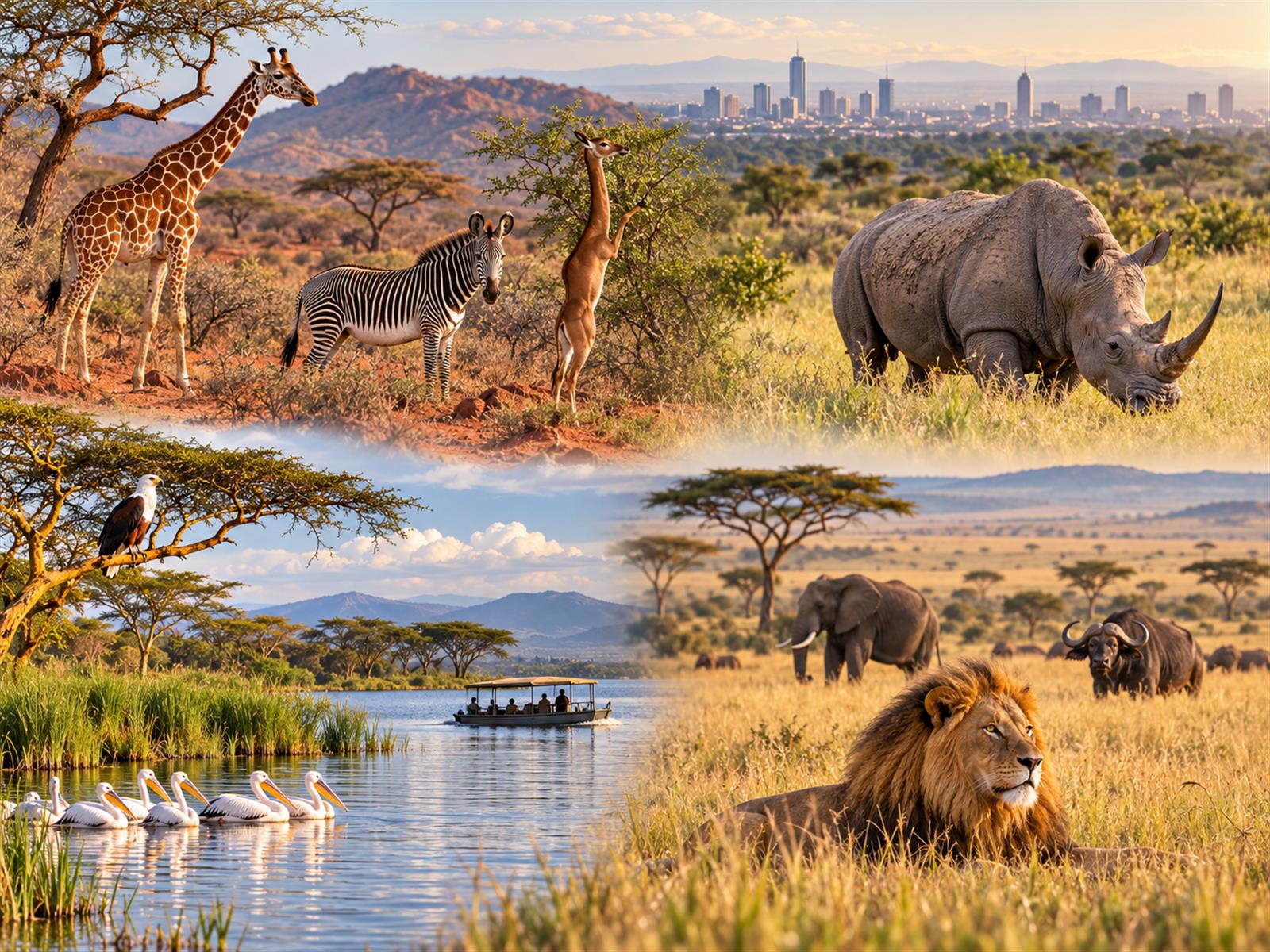 Nairobi-Samburu-Ol Pejeta-Lake Naivasha-Mara Safari Adventure!