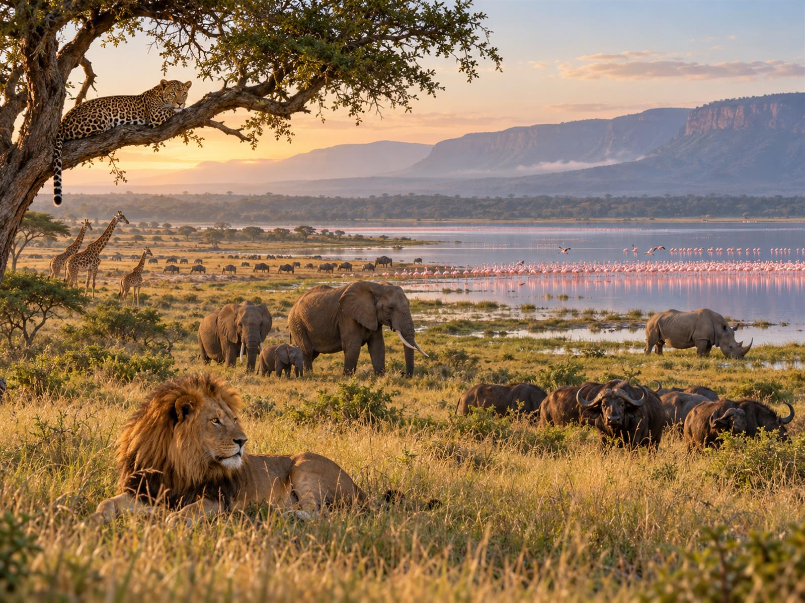Discover Africa's Big Five On Safari! 