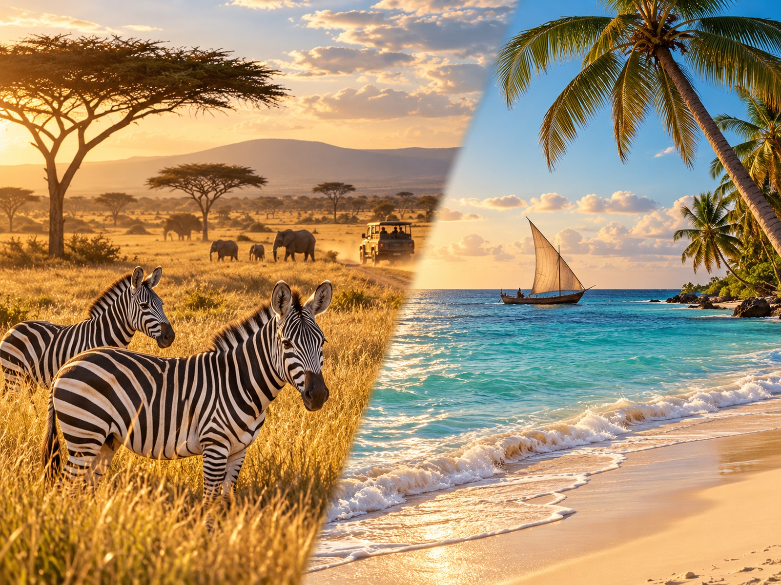 TANZANIA WILDLIFE SAFARI AND ZANZIBAR BEACH UNFORGETTABLE EXPERIENCE